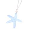 Holiday Starfish Necklace Resin Starfish Pendant Necklace Adjustable String Coastal Necklace for Women Girls Summer Beach