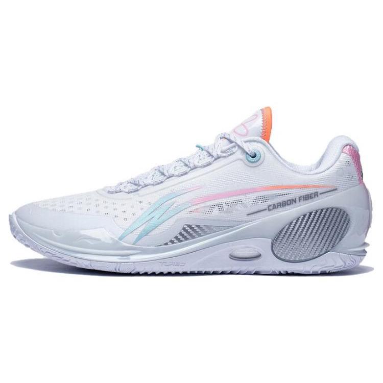 New LiNing Wade 808 3 Ultra Anti Slip Wear Resistant Low Top Basketball Shoes Men's White ABAT051-7