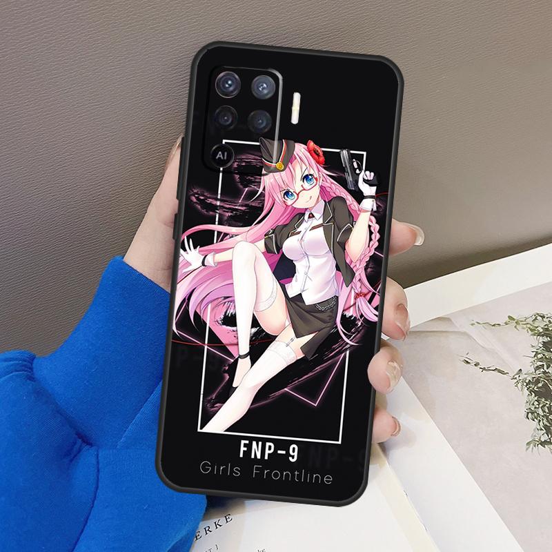 Girls Frontline Case For Oppo A5 Pro A15 A17 A57 A77 A18 A38 A58 A78 A98 A94 A74 A54 A16 A76 A96 A40 A60 A80