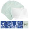 24PCS Silhouette Painting Cyanotype Paper Natural Fiber Solar Drawing Paper  Art Crafts