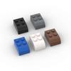 MOC 10PCS 6215 Curved 3x2 Building Blocks Kit With 4 Studs Slope Bricks Particle Puzzle Educational Toys Children Birthday Gift
