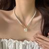 Camellia Necklace Light Luxury Clavicle Chain Summer Pendant Necklace Female