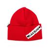 BLACKBLOND BBD Side Patch Long Beanie (Red)