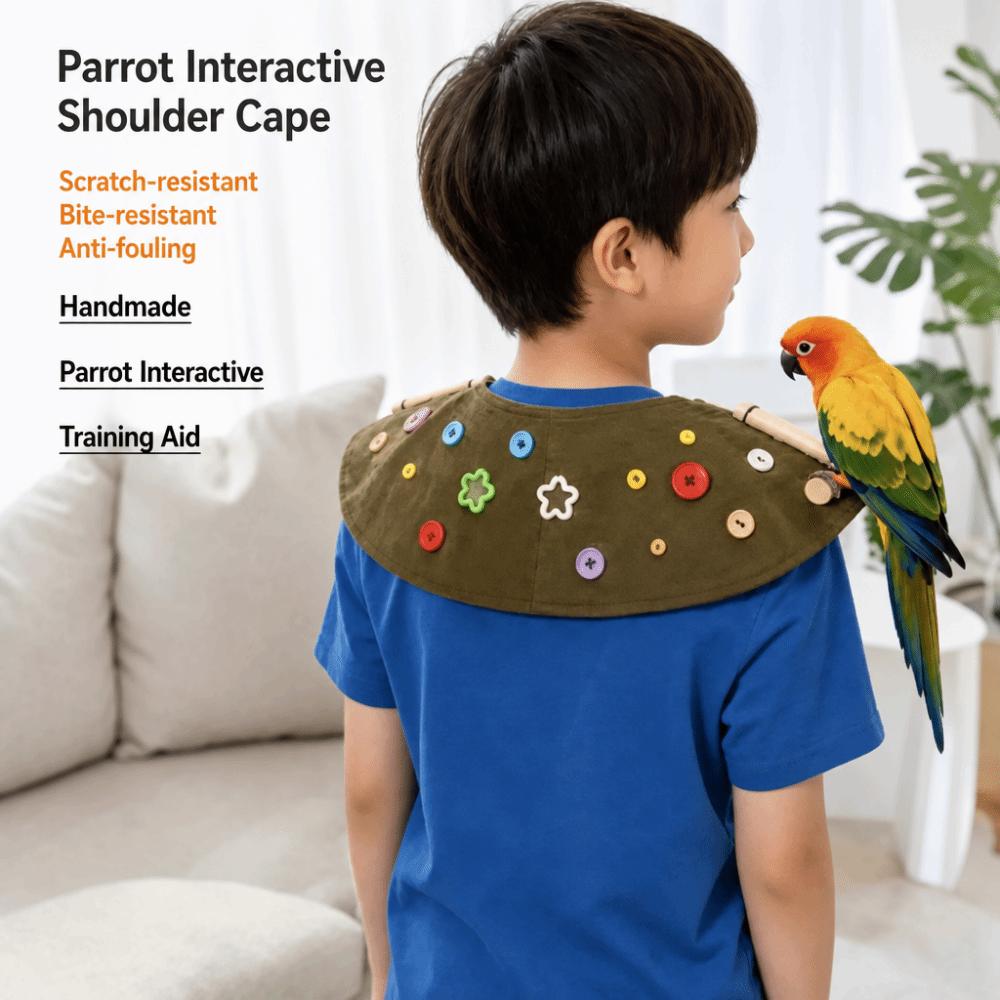 Anti-Dirty Surface Parrot Shoulder Cape Polyester Parrot Diaper Wrap Parrot Walking Training