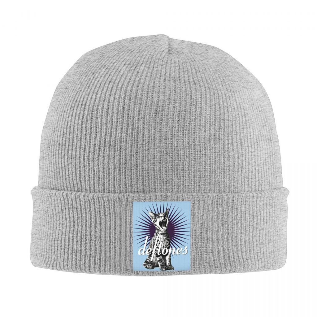 PP Skull Deftone White Ohms Around Warm Knitted Cap Winter Knit Bonnet Hat Skullies Beanies Hip Hop Caps for Unisex