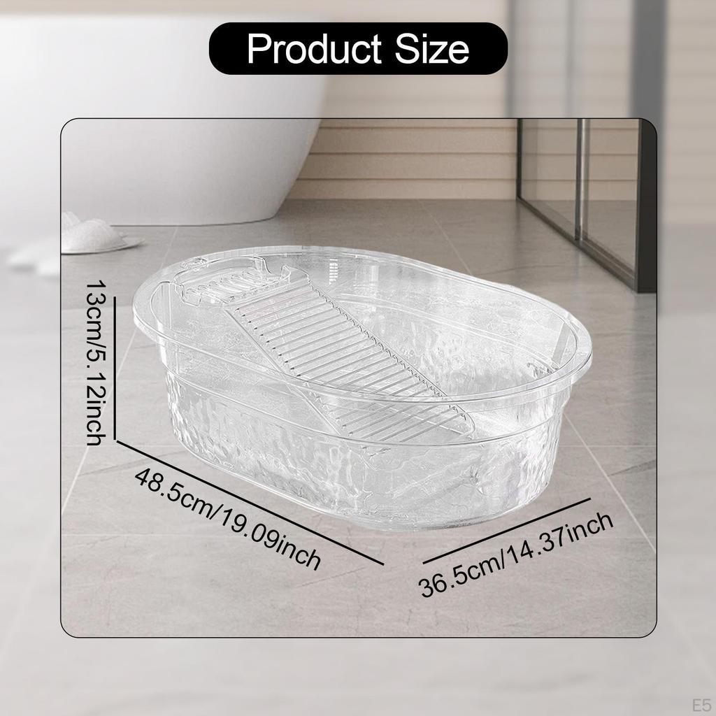 Miska do prania Ręczna tarka do prania Wanienka Umywalka Wiadro Materiał PP Odpowiednie do domu