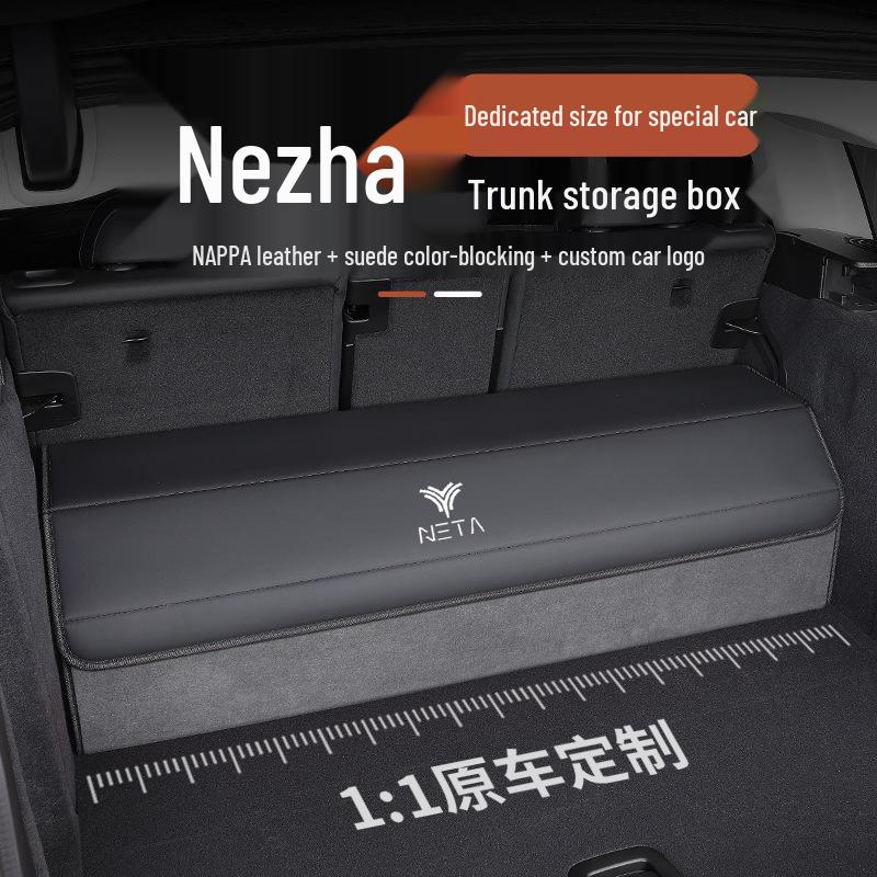 Nezha Kofferraum Dual-Color Leder Aufbewahrungsbox Organizer für N01, V, U Modelle