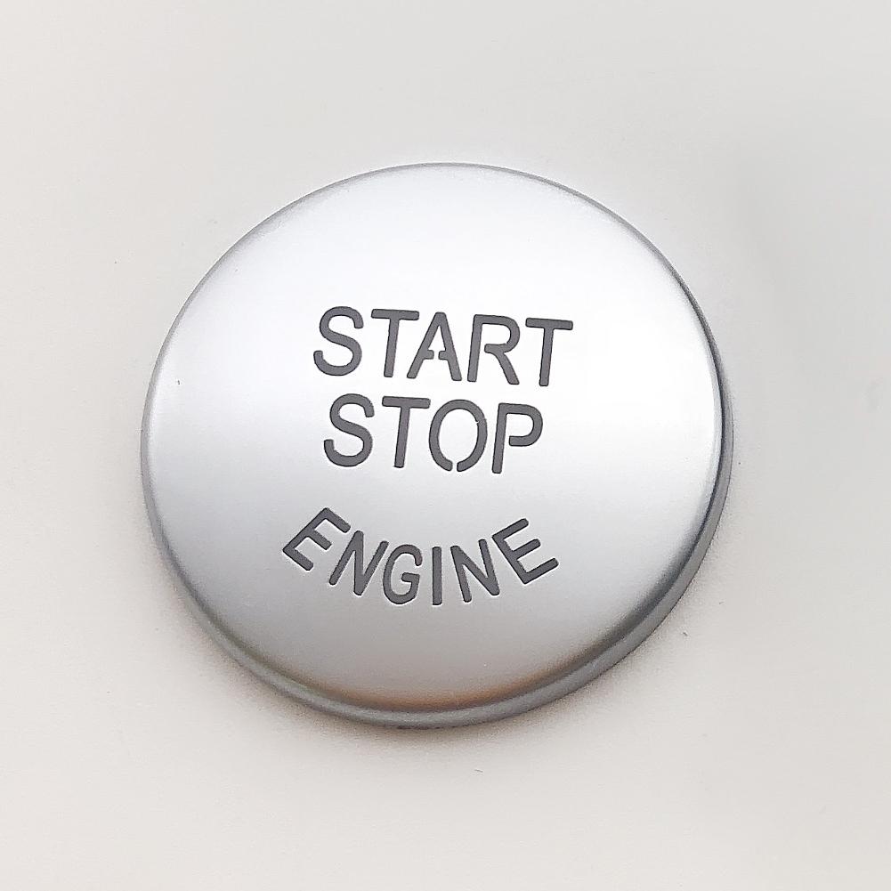 

Подходит для BMW E87 E60 E83 E84 E89 для BMW E90 E91 E92 E93, крышка кнопки запуска двигателя автомобиля, наклейка на выключатель, аксессуары для автомобиля серебряный