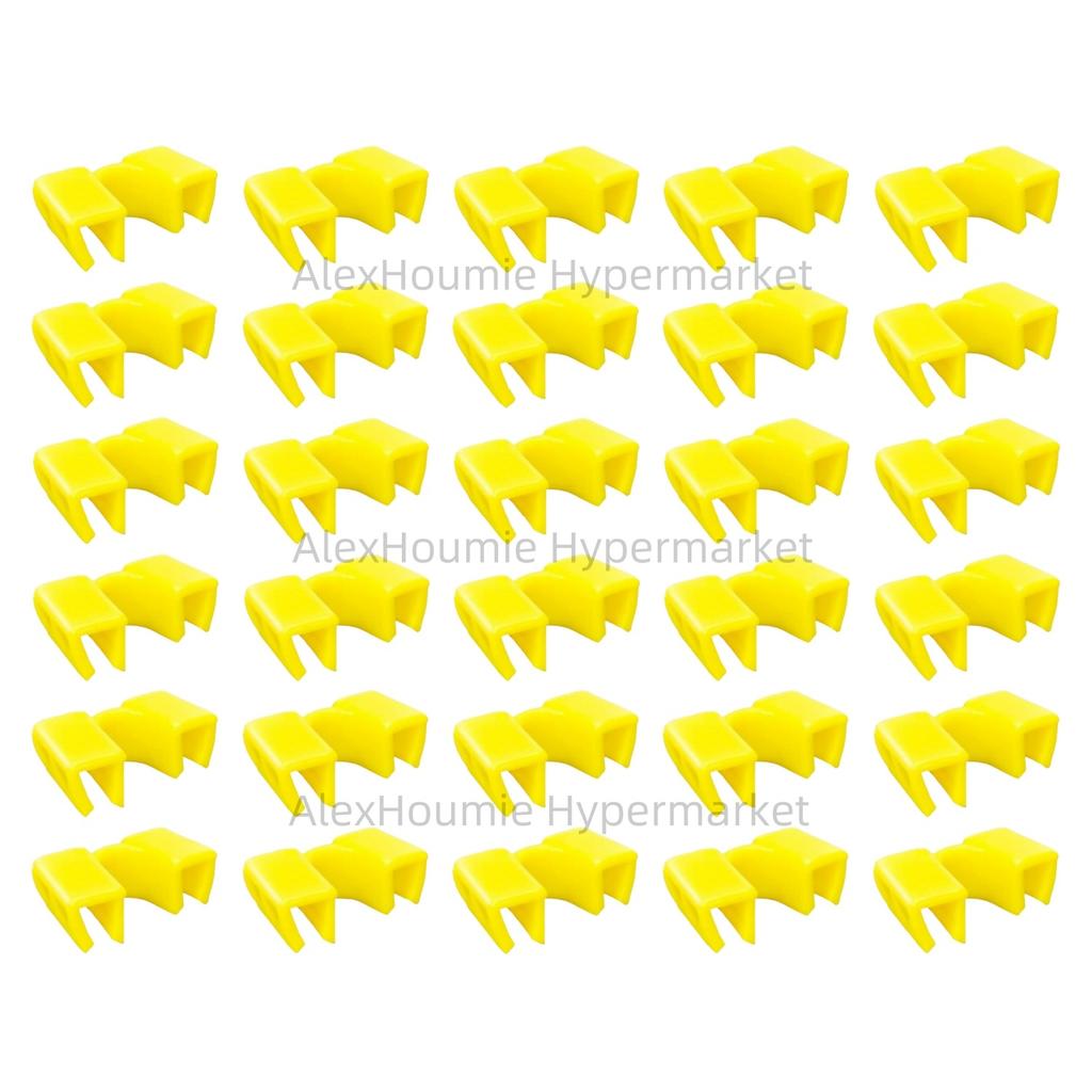 30PCS Chopstick Helper Training Kit Chopsticks Connector Reusable Plastic Training Chopstick Helper for Beginner Trainer Learner