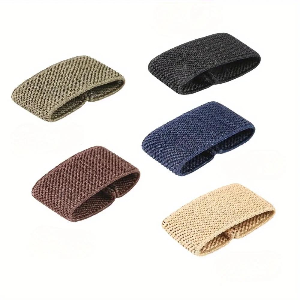 10Pcs Elastic Belt Loop Keepers Nylon Belt Loop Backpack Strap Holder Retainers Band