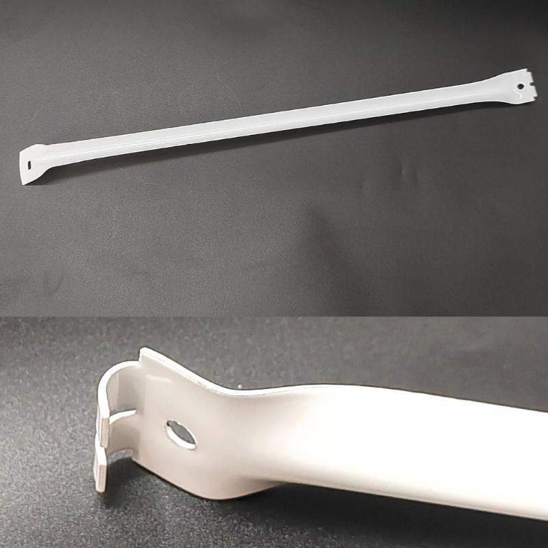 4lots Epoxy Coated Shelf Support Brackets Reinforced Stainless Steel Brackets for Wire Shelving Secure Mounting