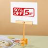 Adjustable Sign Holder Clamp Aluminum Pop Display Clip Holder Merchandise Label Clip  Office