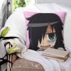 Watamote Tomoko Kuroki Cartoon Anime Square Pillowcase Cushion Cover Pillow Case Throw Pillow Cover for Home Bedroom Car