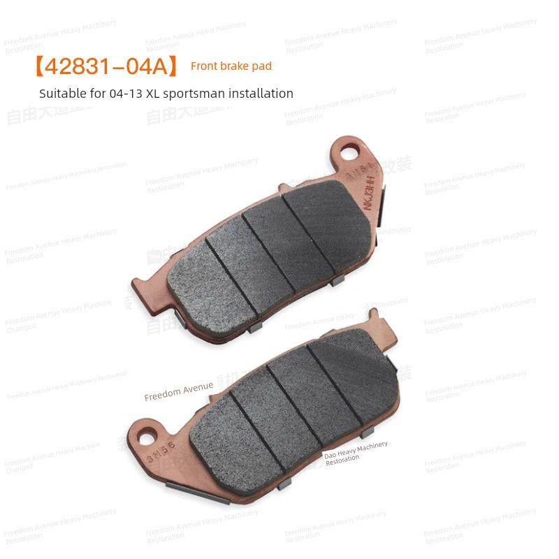 

Applicable to Harley Gliding Road King Original Brake Rubber Block SS Pan Mei 975 Soft Tail XL Sports Front and Rear Brake Pad Previous [discount] 42831-04A 04-13 XL