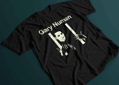 Gary Numan zanger heren en dames T-shirt S-5XL Katoen