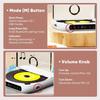 Portable CD Player with Bluetooth 5.3 – Hi-Fi Sound Rechargeable Battery, Supports CD/CD-R/CD-RW/MP3 Compact & Lightweight