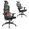 Chaise De Bureau Ergonomique - Newtral - Dossier Haut - Support Lombaire Réglable - Accoudoirs 3D