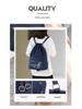 Women's Fashion Embroidery Drawstring Backpack: Oxford Cloth, Foldable Travel Bag