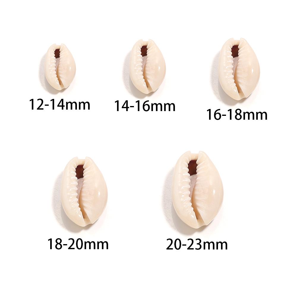 40g Perles Coquillage Blanc Multitaille Breloque Perles Espacement Libres Pour Boucles d'Oreilles Collier Fait Main DIY Fabrication de Bijoux Vente en Gros