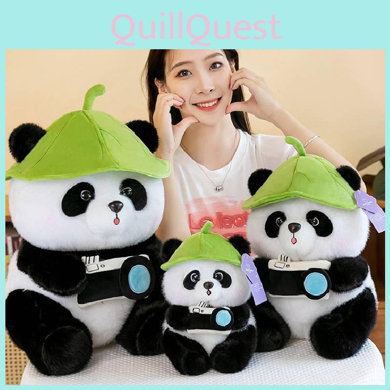 Entzückendes Plüsch-Panda-Spielzeug mit Kamera-Design Perfekt für Kindergeburtstagsgeschenke
