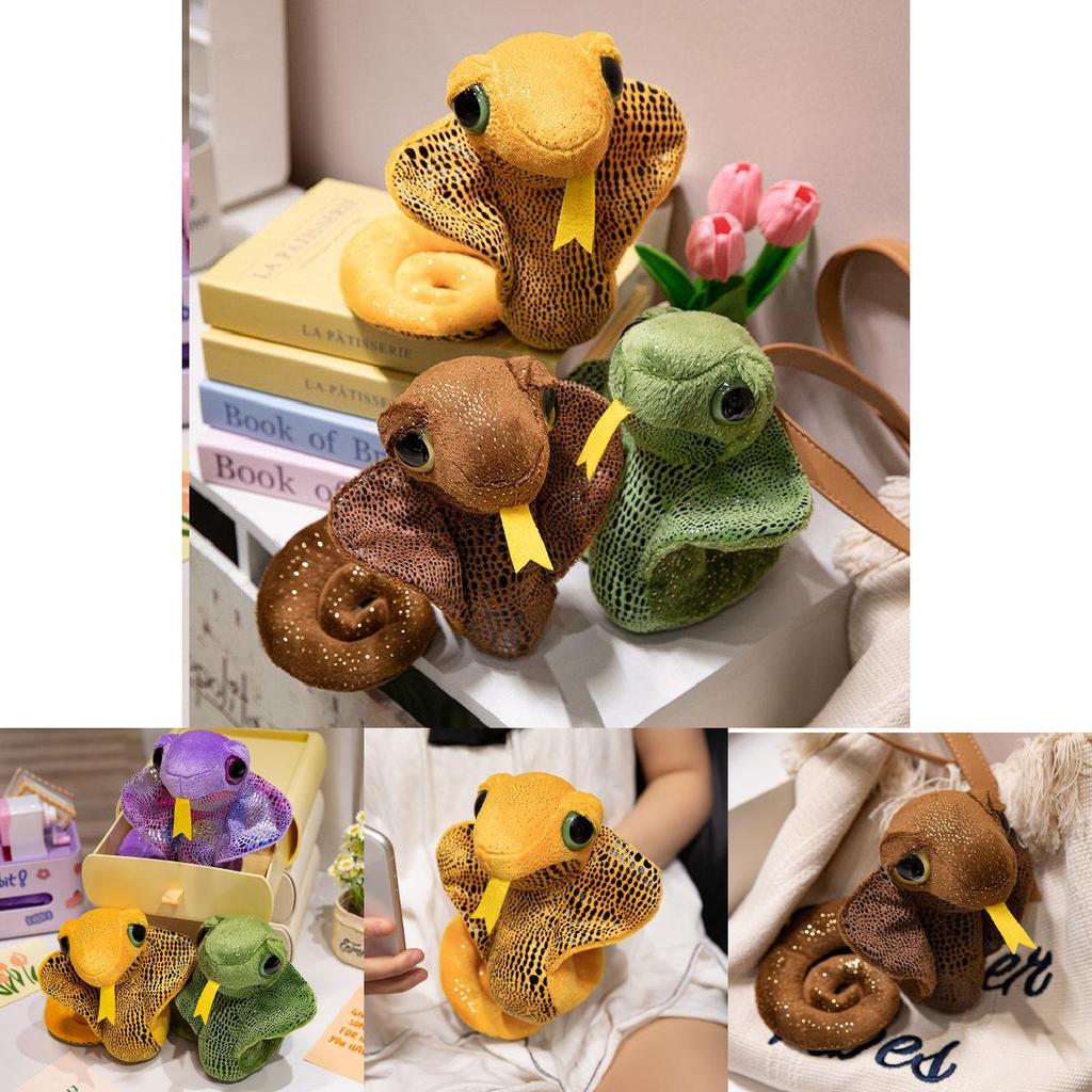 Adorable Plush Snake Doll Soft And Cuddly Serpent Toy For Kids In Various Colors