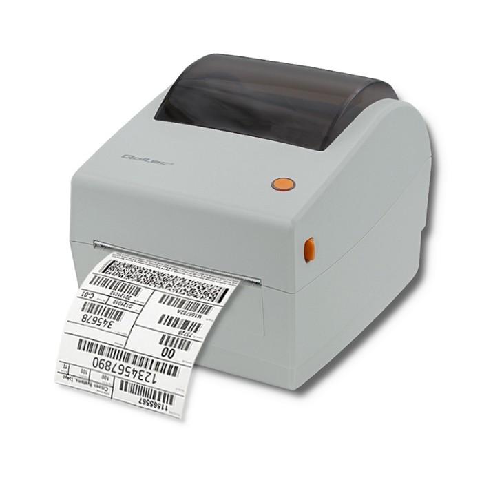Qoltec Drukarka etykiet kurierskich LTP-0243 | termiczna | High Speed | 203 dpi | USB | LAN