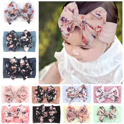 Sagit Kinder Baby elastisches Haarband Bohemian Haarschmuck Schleife Haarband