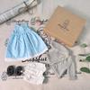 BlissfulPixie Handmade Waldorf Doll Clothes 30cm Outfit Set in a Lovely Box - Girl's Christmas Birthday Gift - Louise's Clothing Accessories