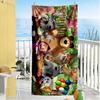 Masha Bear Beach Towel Super Soft & Absorbent Comfortable Lightweight
