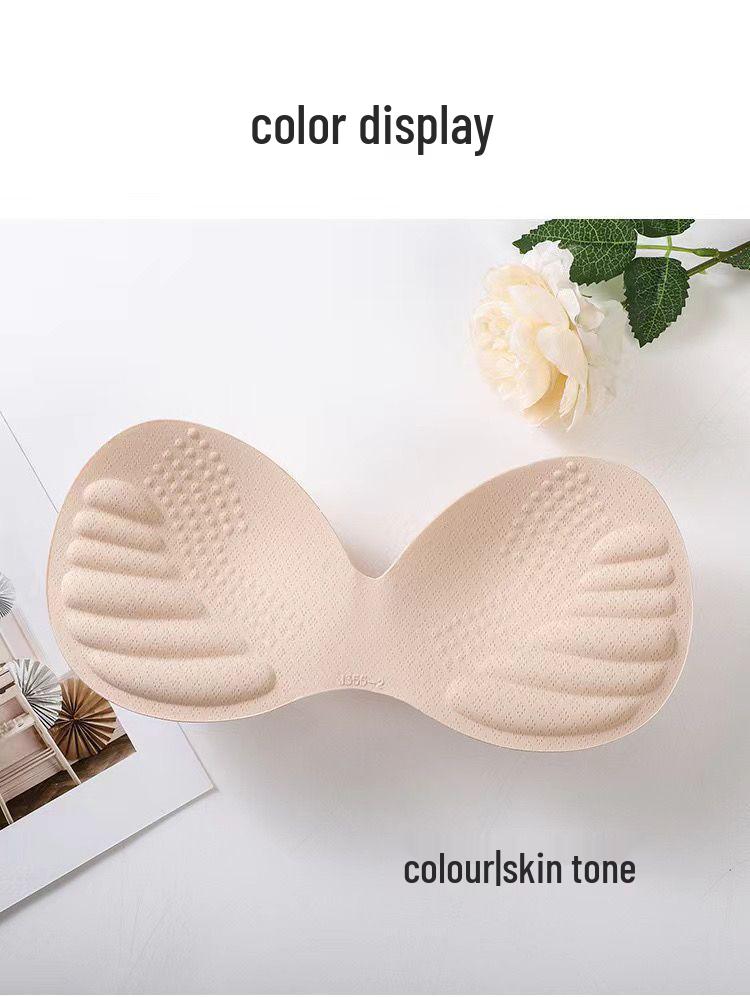 

4cm Simulated Latex Breast Pad Push-Up Inserts for Small Chests with Beautiful Back Design Thick 4cm