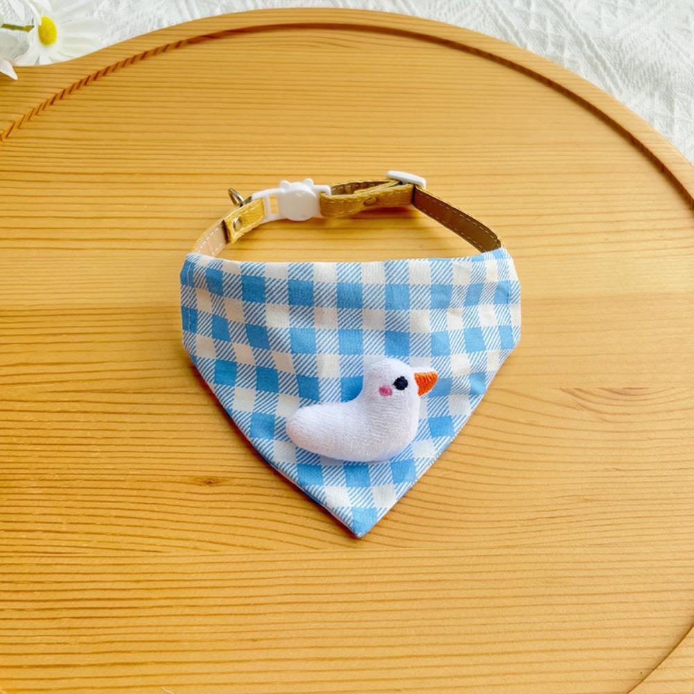 Cute Pet Triangle Bib Adjustable Cat Cartoon Bib Fashion Pet Water Scarf Cat