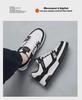 Men's Trendy White Thick-Soled Sneakers - Casual Sports Fashion Shoes
