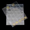 Album Grid Design Page Lid Skidproof Coins Storage Flat Loose Leaf Collecting Book Pennies Scrapbook