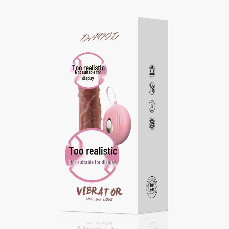 Stimolatore Vibrante Realistico Lai Le David da 5 pollici con Telecomando