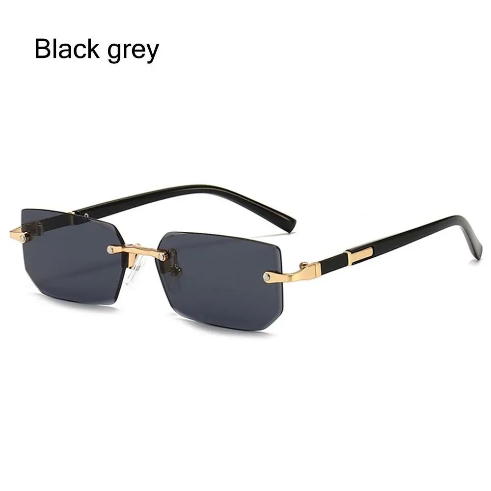 

Fashion UV400 Protection Rimless Rectangle Sunglasses Y2K Frameless Sun Glasses Eyewear for Women & Men
