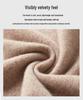 Men's Pure Wool Half-High Collar Solid Color Pullover Sweater - Loose, Plus Size, Warm Knitwear