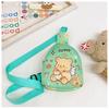 Printed Bear Butterfly Shoulder Crossbody Chest Bag Kids Cartoon Outdoor Gifts