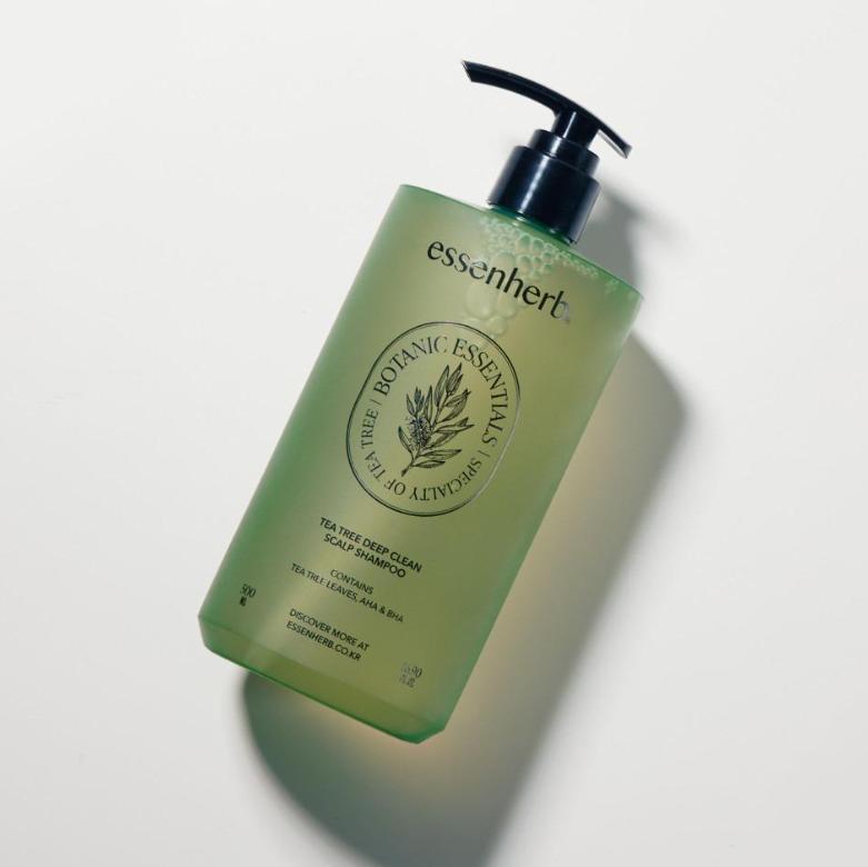 Essenherb Tea Tree Deep Clean Scalp Shampoo 500ml – Refreshing Hair & Scalp Care