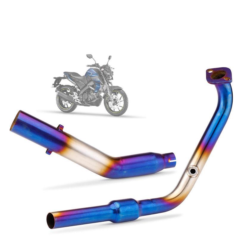 MT15 R15 V3 V4 Motorcycle Exhaust Full Systems Titanium Alloy Steel Pipe Header Pipe For Yamaha MT15 R15 V3 V4 2017-2023 Years
