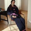 Women's Coral Fleece Pajama Set - Autumn Winter Soft, Fluffy, Thickened, Plus Velvet, Warm Homewear