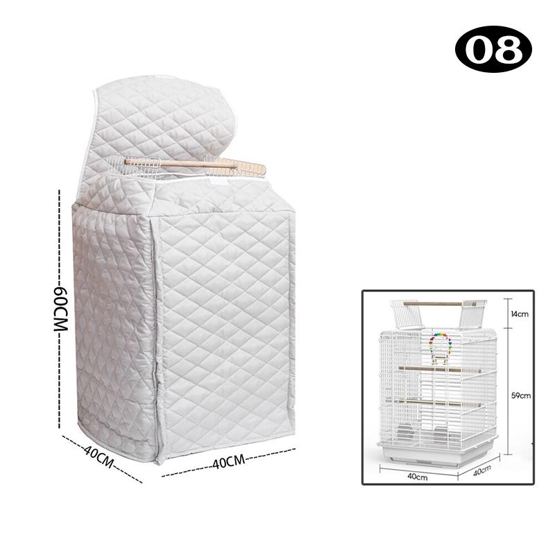 Зимовий теплий чохол для клітки для птахів Бавовняний стьобаний чохол для клітки Навіс із захистом від дощу Аксесуари для клітки для папуг