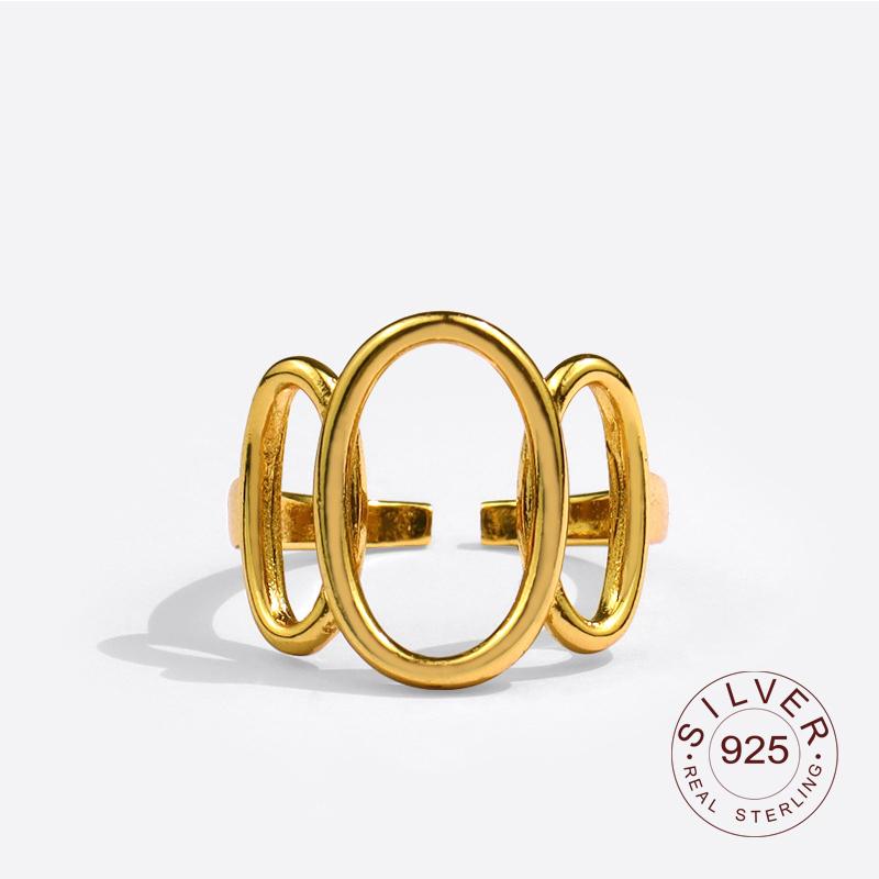 Xiaomi Real 925 Sterling Silver Rings for Women Open Vintage Wedding Trendy Jewelry Large Adjustable Antique Rings Anillos