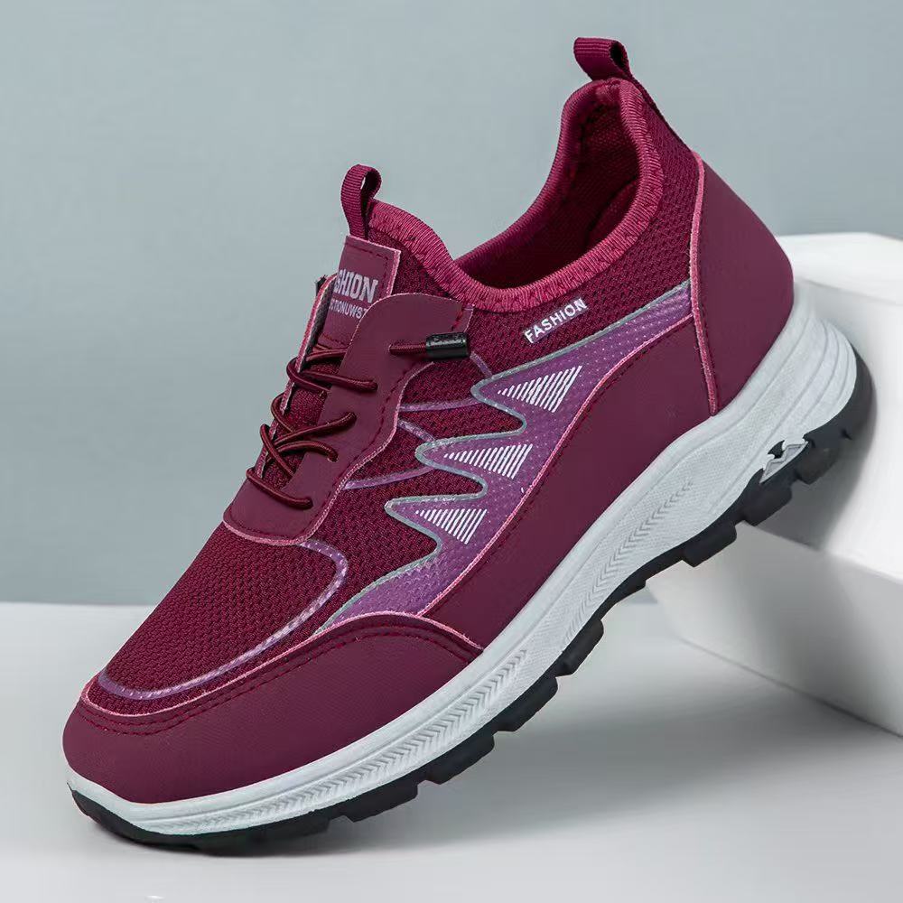 

New men s shoes women s shoes sports shoes men s and women s casual single shoes platform-soled fashion travel shoes walking shoes 44 рожевий червоний колір