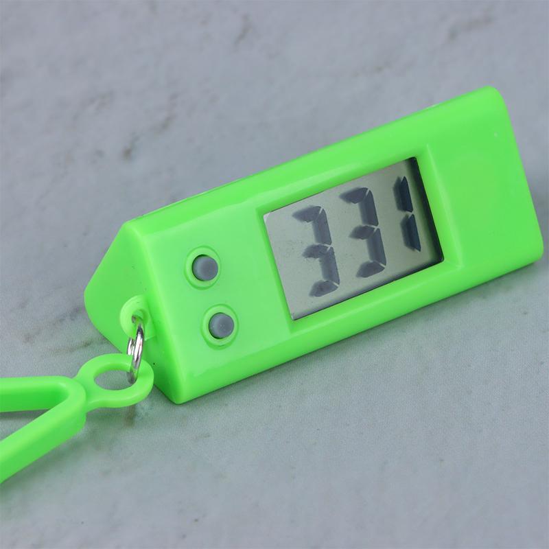Mini Elektronické Trojúhelníkové Digitální Hodinky Zobrazení Času Dárek Pro Muže A Ženy Studentské Zkoušky Hodiny Závěsná Klíčenka