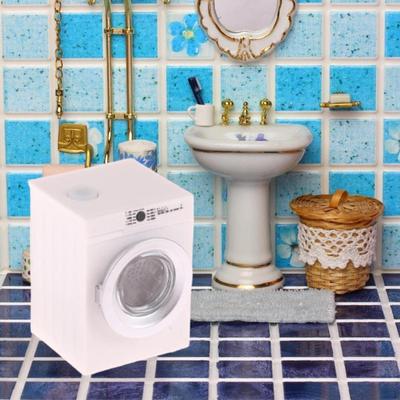 1/12 Scale Dollhouse Electrical Furniture Drum Washing Machine Accessories