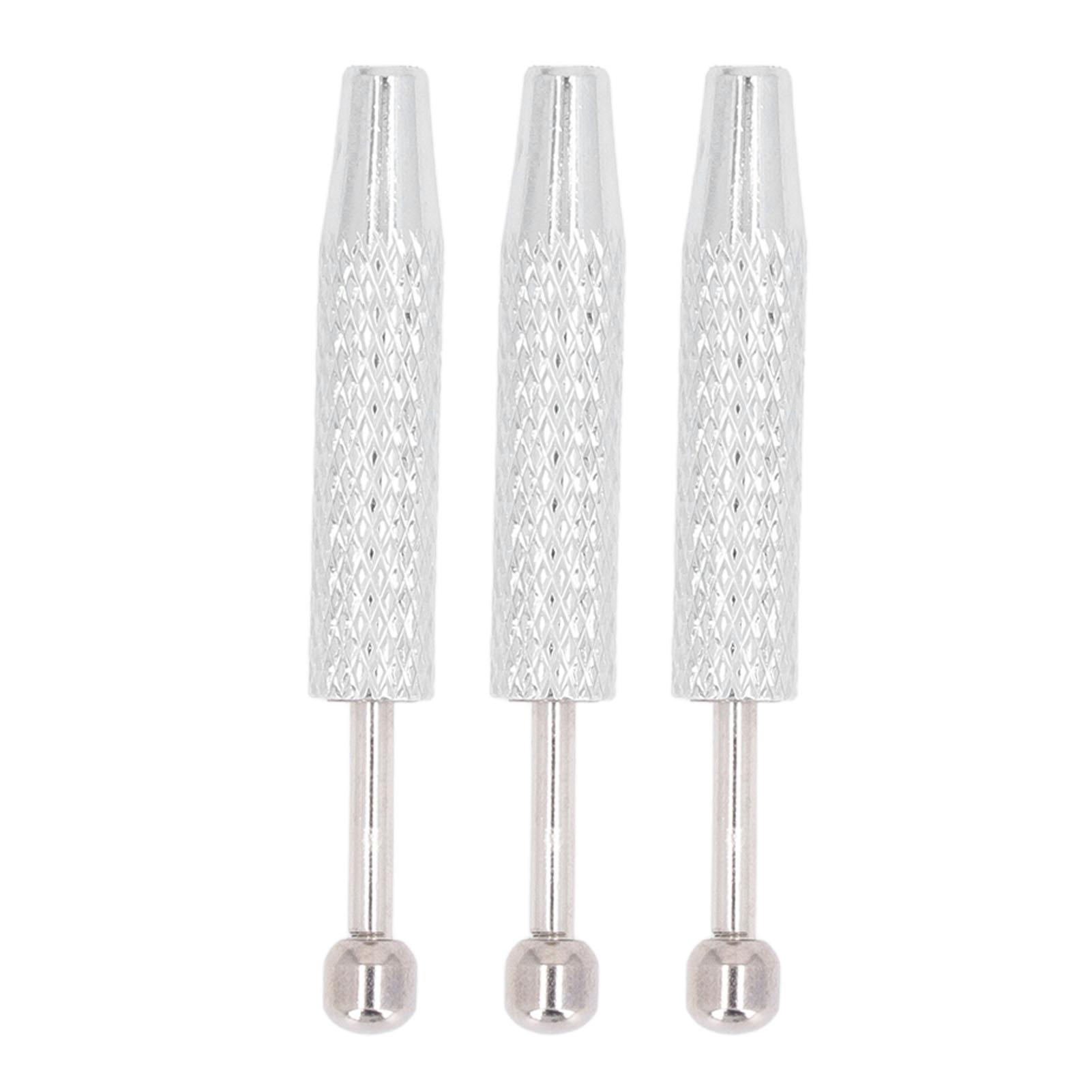 

3 шт., инструмент для захвата шариков для пирсинга, короткие противоскользящие 4-зубчатые пинцеты с алмазными когтями для крошечных предметов