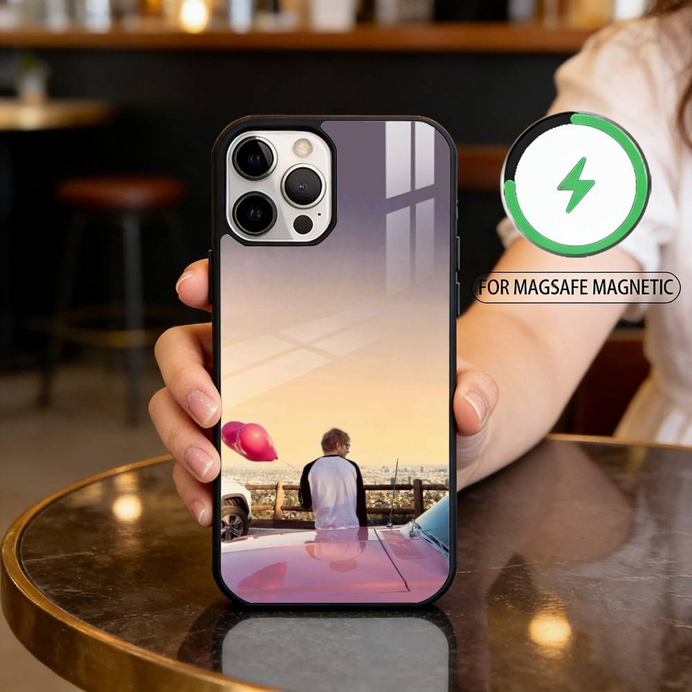 Singer E-Ed S-Sheeran Phone Case For iPhone17,16,15,14,13,12,11 Plus,Pro Max Magnetic For Magsafe Wireless Charging