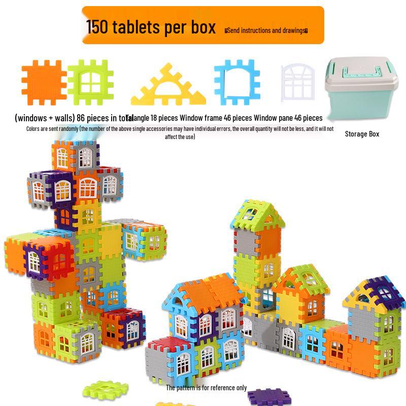 3D Puzzle Educational Building Blocks Toy for Girls & Boys Ages 3-6