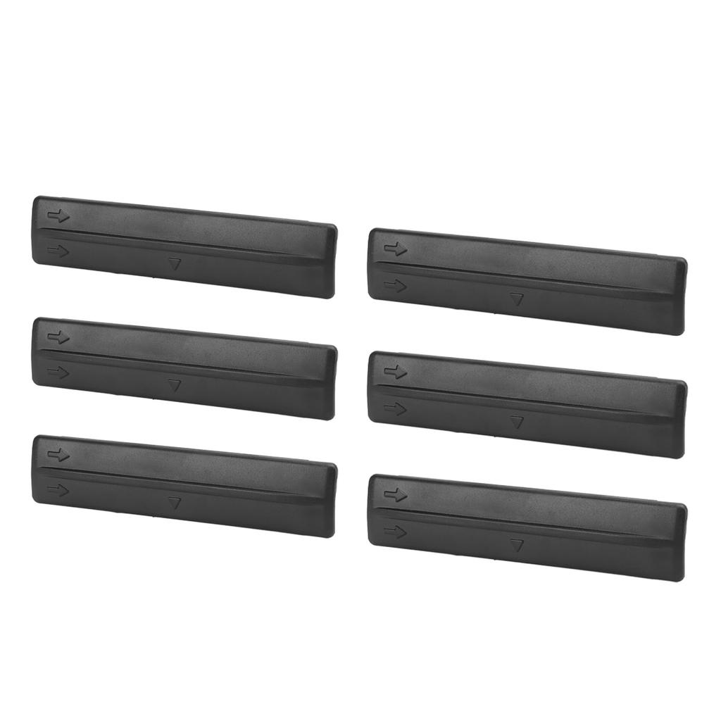 6PCS Roof Rack Removal Cover High Strength ABS Roof Drip Rack Molding Trim Clips Set for Fj Cruiser 2007‑2014