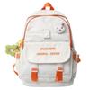 Student Backpack, Anti-splashing Nylon Schoolbag, New Harajuku Large-capacity Casual High School Student Backpack